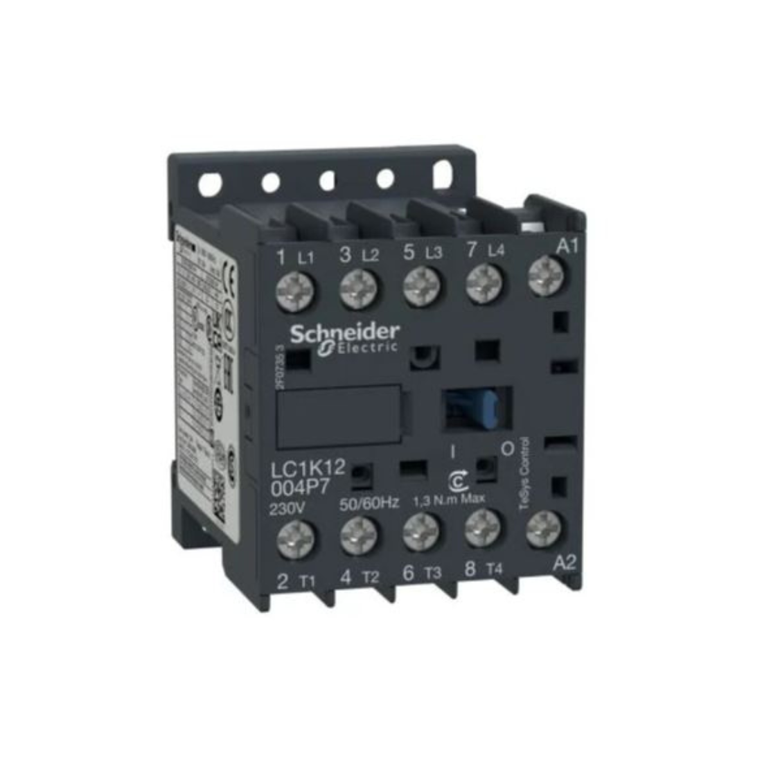 Schneider Electric TeSys K Contactor 4P(4NO) AC-1 <= 440V 20A 230V AC Coil LC1K12004P7