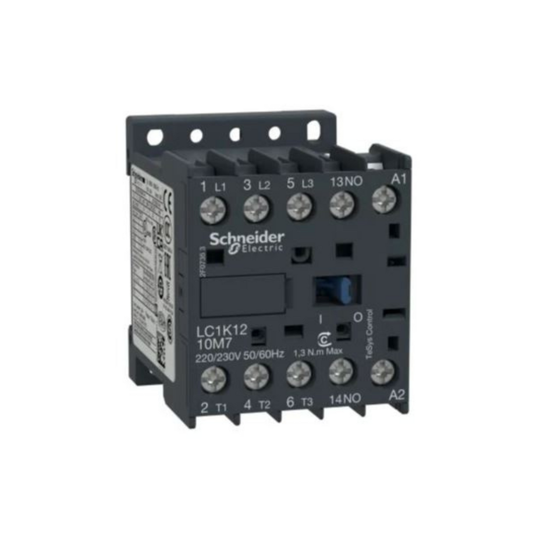 Schneider Electric TeSys K Contactor 3P AC-3 <= 440V 12A 1 NO Aux. 24V AC Coil LC1K1210B7 in Dubai, UAE