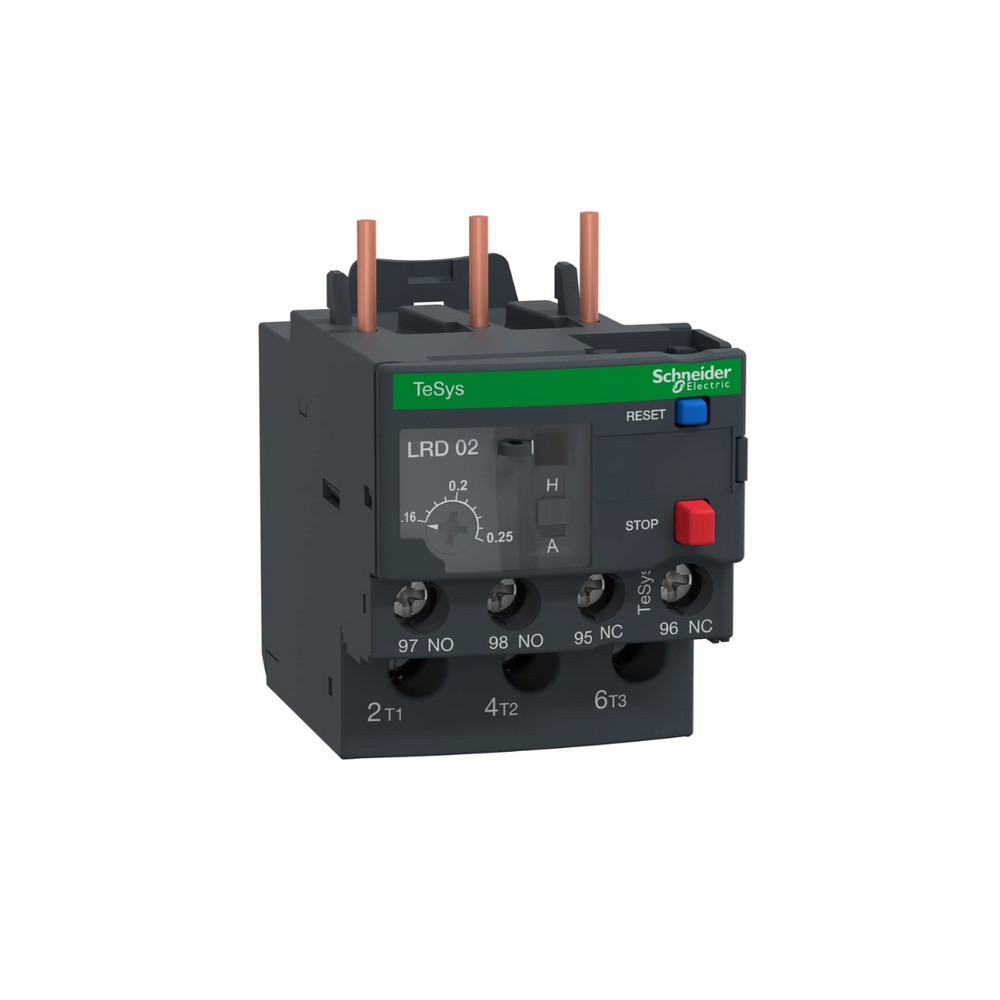 Schneider Electric TeSys LRD Thermal Overload Relays 0.16-0.25A Class 10A LRD02 in Dubai, UAE