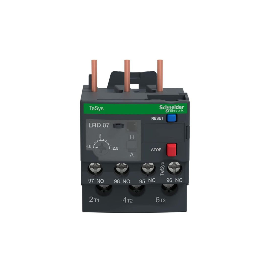 Schneider Electric TeSys LRD Thermal Overload Relays 1.6-2.5A Class 10A LRD07 in Dubai, UAE