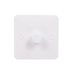 Schneider Electric Lisse Main Dimmer Switch 1 Way 1 Gang 250W GGBL6011CS - White - Slide 1