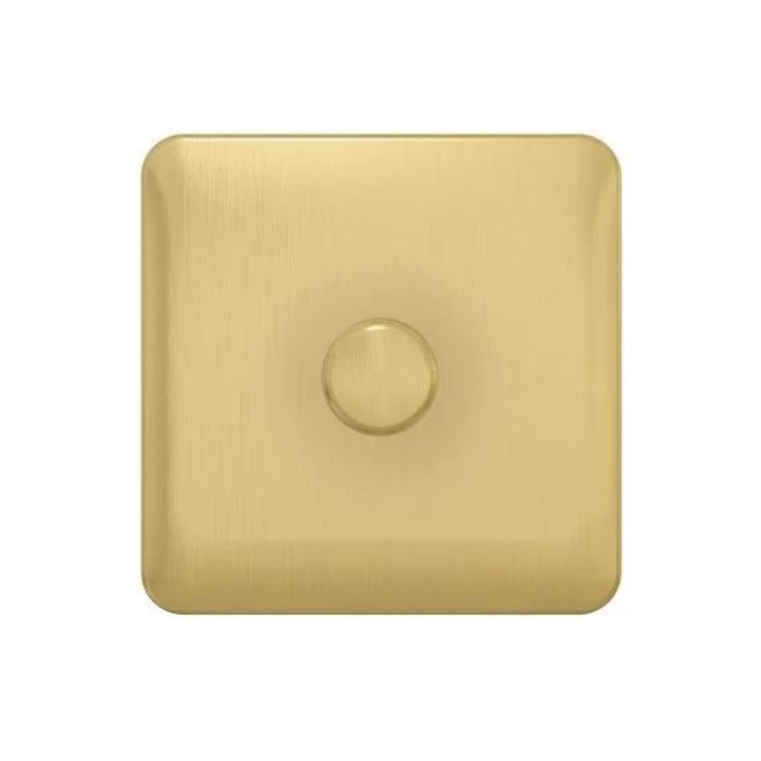 Schneider Electric Lisse 2 Way 1 Gang Dimmer Switch 400W/VA GGBL6012CSBS - Satin Brass