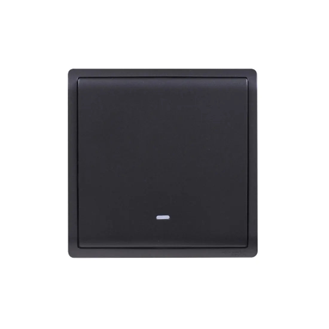 Schneider Electric Pieno 1 Gang 2 Way Switch with Fluorescent Locator 20A 16AX 250V E8231L2F20_MB_G1 - Matt Black