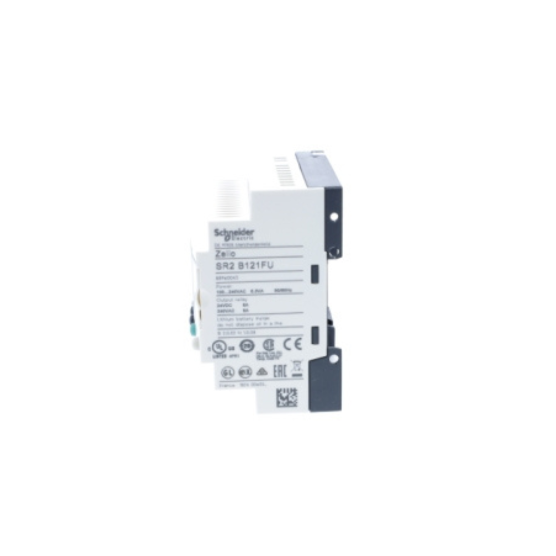 Schneider Electric Zelio Logic Compact Smart Relay 12 I/O 100-240V AC Clock Display SR2B121FU