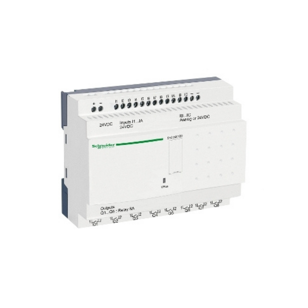 Schneider Electric Zelio Logic Compact Smart Relay 20 I/O 24V DC No Clock No Display SR2D201BD