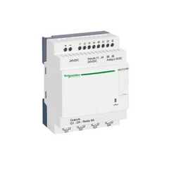 Schneider Electric Zelio Logic Compact Smart Relay 12 I/O 24V DC Clock No Display SR2E121BD - Slide 1