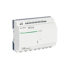 Schneider Electric Zelio Logic Compact Smart Relay 20 I/O 100-240V AC Clock No Display SR2E201FU - Slide 1
