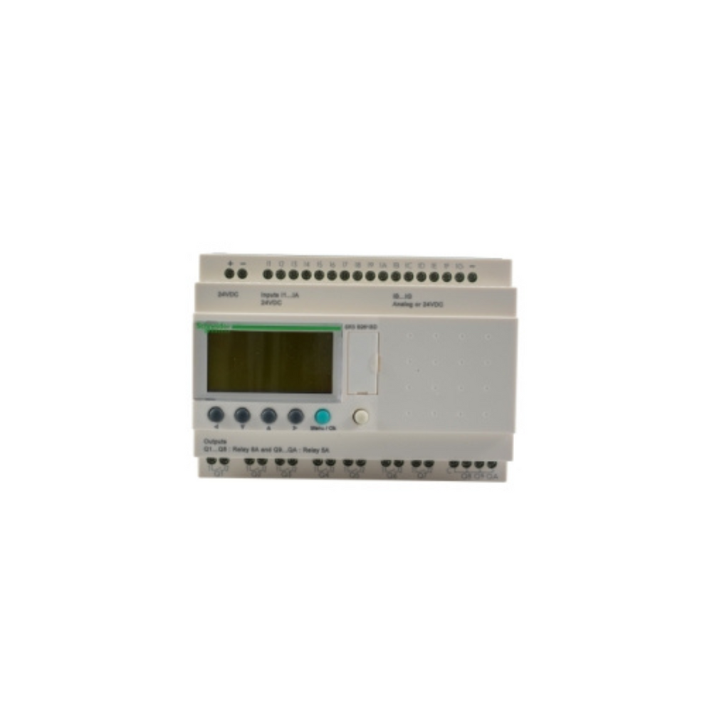 Schneider Electric SR3B261BD Zelio Logic Modular Smart Relay, 26 I/O, 24V DC, Clock, Display