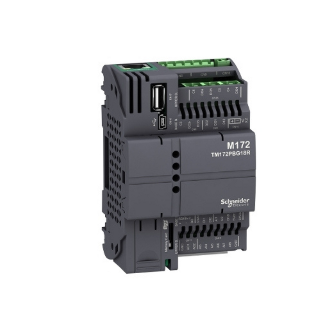 Schneider Electric Modicon M171/M172 Controller Performance Blind 18 I/O Ethernet Modbus TM172PBG18R