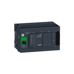 Schneider Electric Modicon M241 Logic Controller 24 I/O Transistor PNP Ethernet TM241CE24T - Slide 1