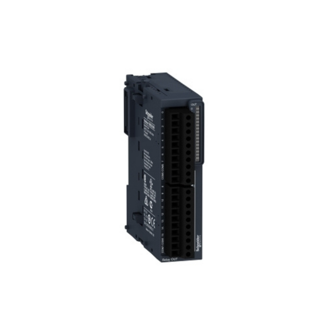 Schneider Electric Modicon TM3 Discrete Output Module 16 Relay Outputs Screw 24V DC TM3DQ16R in Dubai, UAE