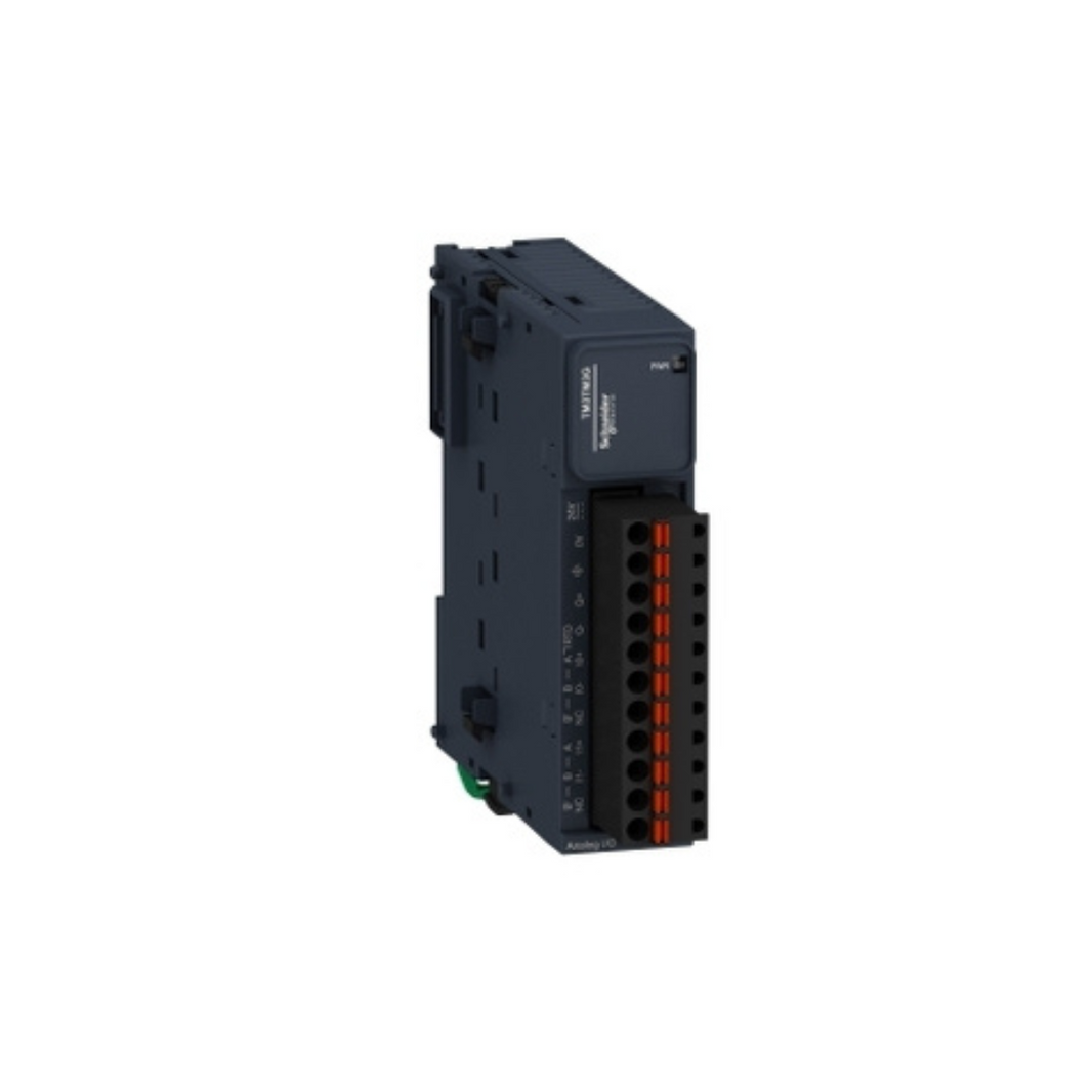 Schneider Electric Module TM3 Analog IO Module 2 Analog or Temperature Inputs 1 Analog Output Spring 24V DC TM3TM3G