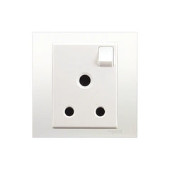 Schneider Electric Vivace 1 Gang Switched Socket 15A 250V KB15/15 - White - Slide 1