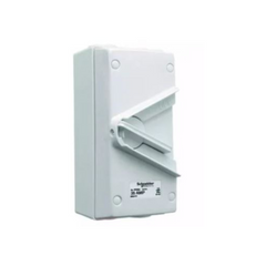 Schneider Electric 35A 250V Surface Mount Single Pole Isolating Switch IP66 WHS35 - Slide 1