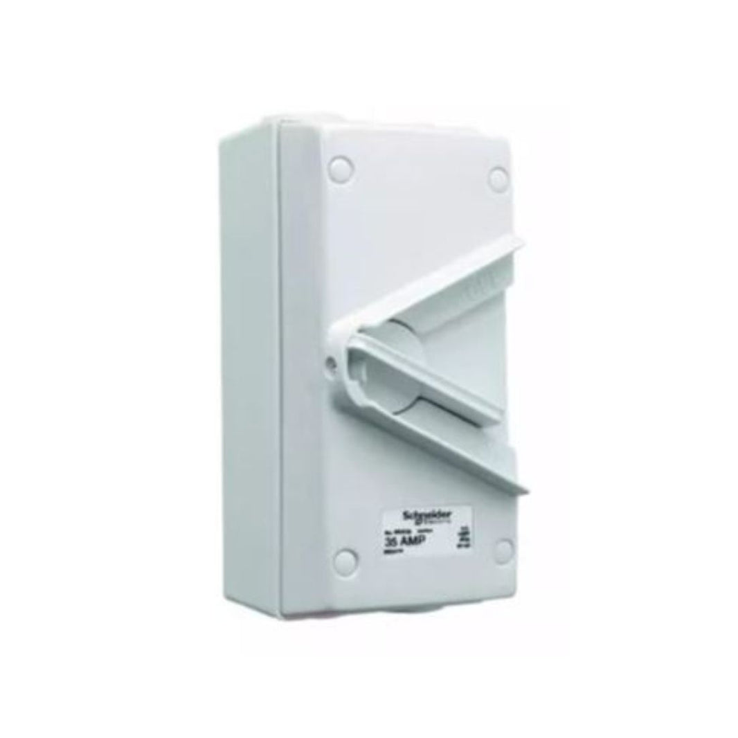 Schneider Electric 35A 440V Surface Mount Triple Pole Isolating Switch IP66 WHT35 in Dubai, UAE