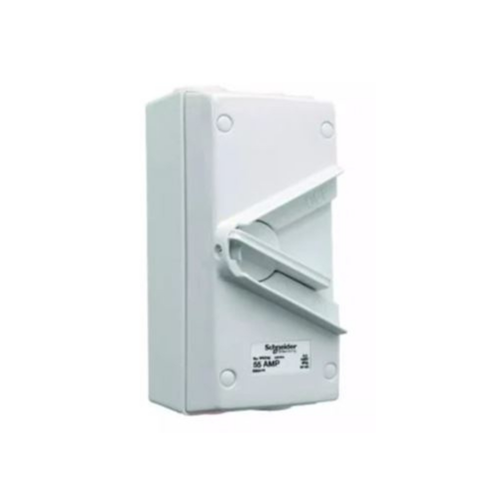 Schneider Electric Surface Mount Triple Pole Isolating Switch 55A 440V IP66 WHT55 in Dubai, UAE