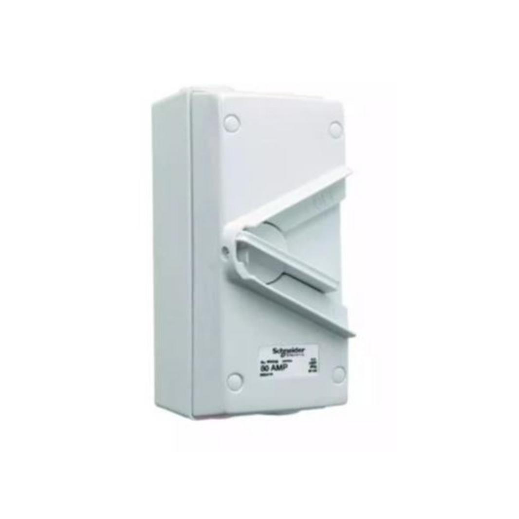 Schneider Electric Surface Mount Triple Pole Isolating Switch 80A 440V IP66 WHT80 in Dubai, UAE