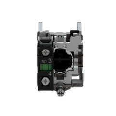 Schneider Electric Harmony XB4 Push Button Metal Flush White Ø22 Spring Return Unmarked 1 NO XB4BA11 - Slide 7