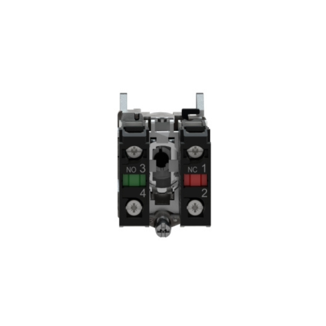 Schneider Electric Harmony XB4 Selector Switch Metal Black Ø22 2 Positions Stay Put 1 NO+1 NC XB4BD25
