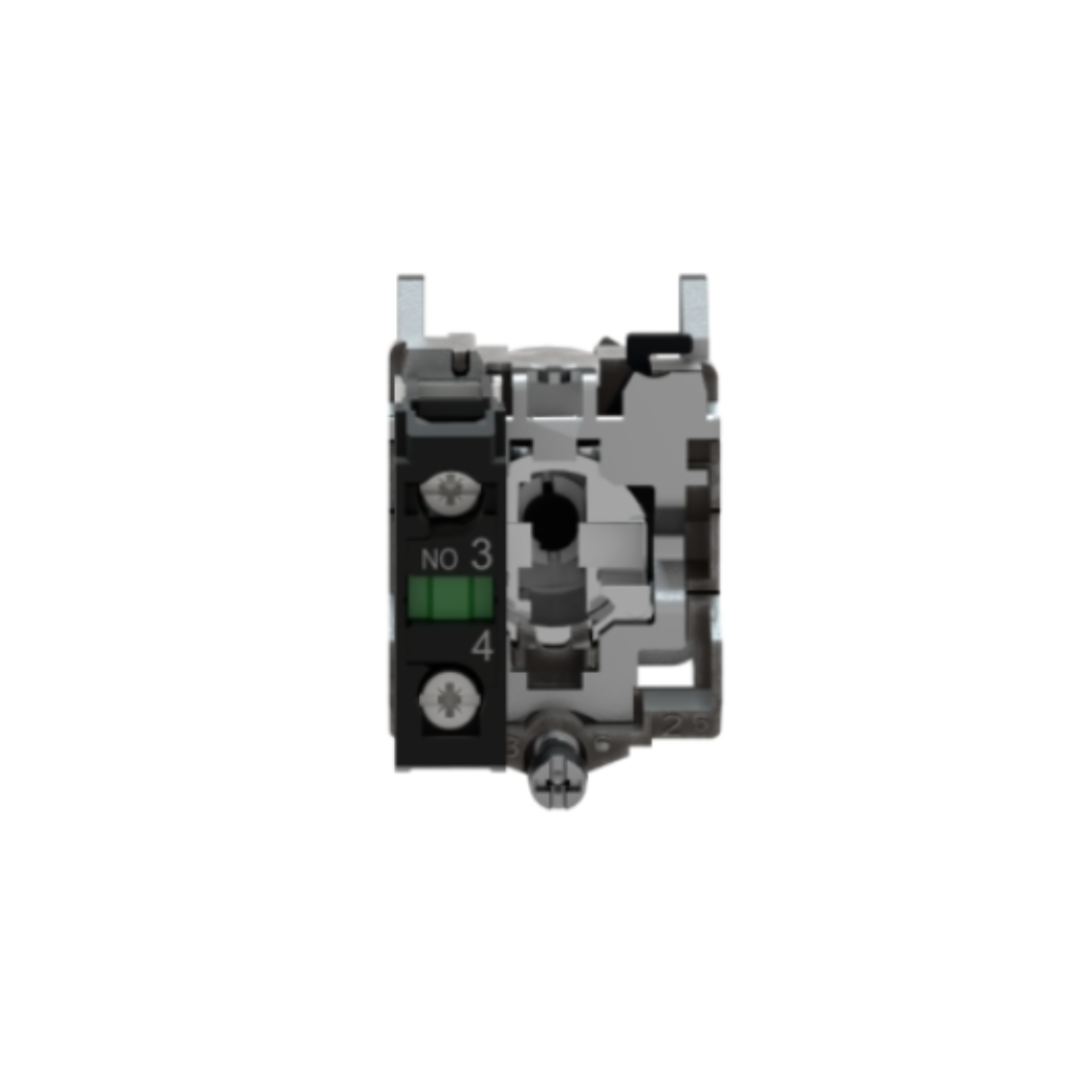 Schneider Electric Harmony XB4 Selector Switch Metal Black Ø22 2 Positions Spring Return from Right to Left 1NO XB4BD41