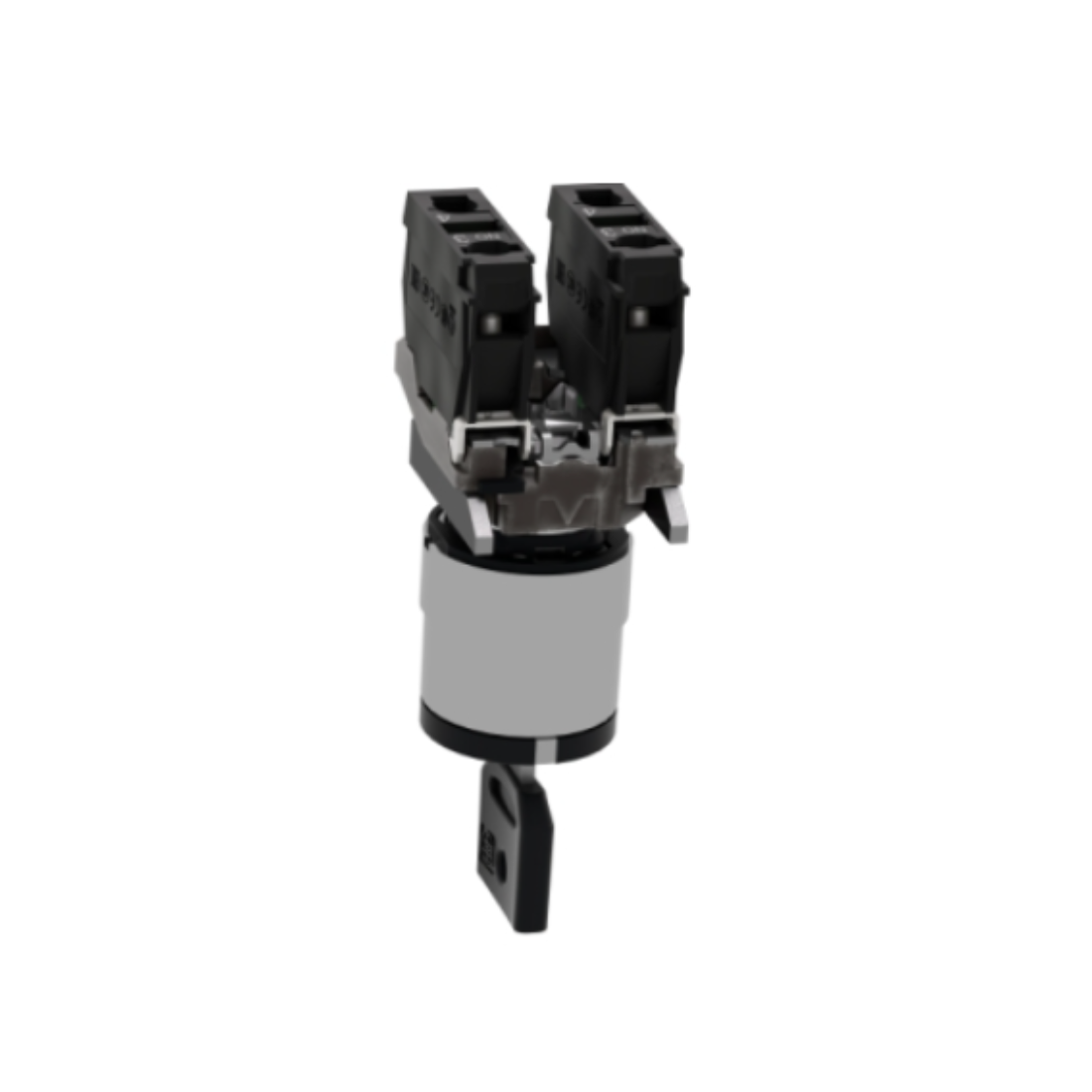 Schneider Electric Harmony XB4 Key Switch Selector Metal Black Ø22 key n°455 3 Positions Stay Put 2 NO XB4BG03