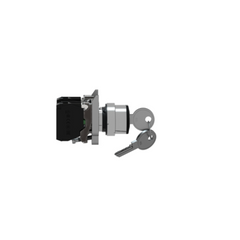 Schneider Electric Harmony XB4 Key Switch Selector Metal Black Ø22 Key n°455 3 Positions Stay Put 2 NO XB4BG33 - Slide 5