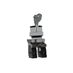 Schneider Electric Harmony XB4 Key Switch Selector Metal Black Ø22 Key n°455 3 Positions Stay Put 2 NO XB4BG33 - Slide 3