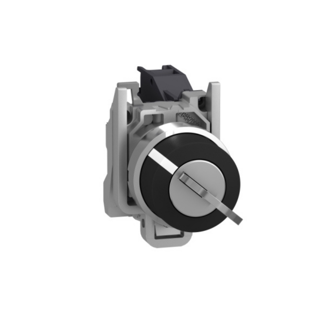 Schneider Electric Harmony XB4 Key Switch Selector Metal Black Ø22 Key n°455 2 Positions Stay Put 1 NO XB4BG41