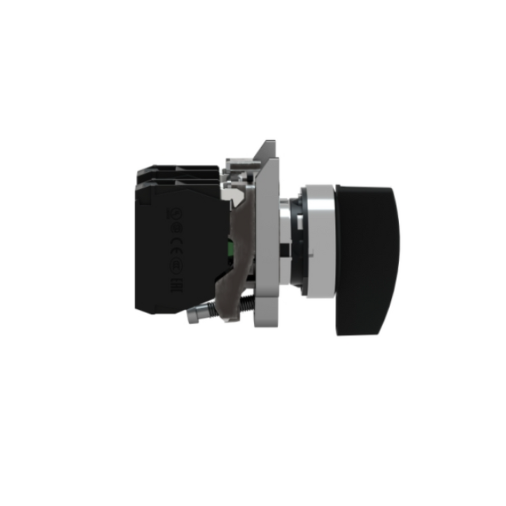 Schneider Electric Harmony XB4 Selector Switch Metal Black Ø22 3-Positions Long Handle Stay Put 2 NO XB4BJ33
