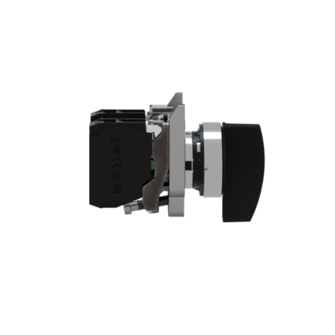 Schneider Electric Harmony XB4 Selector Switch Metal Black Ø22 3-Positions Long Handle Stay Put 2 NO XB4BJ33