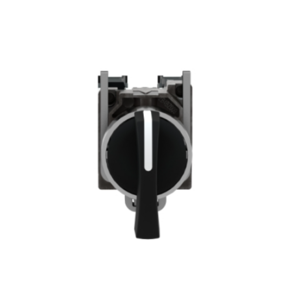Schneider Electric Harmony XB4 Selector Switch Metal Black Ø22 3-Positions Long Handle Stay Put 2 NO XB4BJ33