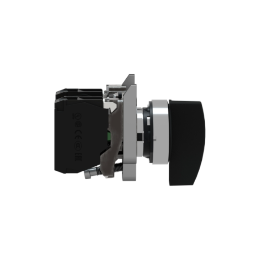 Schneider Electric Harmony XB4 Selector Switch Metal Black Ø22 Long Handle 3 Positions Spring Return to Center 2 NO XB4BJ53