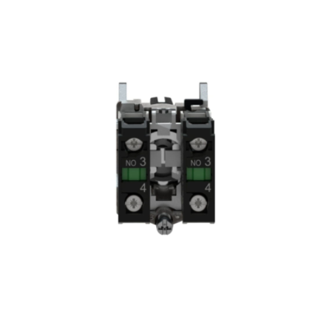 Schneider Electric Harmony XB4 Selector Switch Metal Black Ø22 Long Handle 3 Positions Spring Return to Center 2 NO XB4BJ53