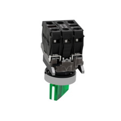 Schneider Electric Harmony XB4 Illuminated Selector Switch Metal Green Ø22 2 Positions Stay Put 230-240V AC 1 NO + 1 NC XB4BK123M5 - Slide 6