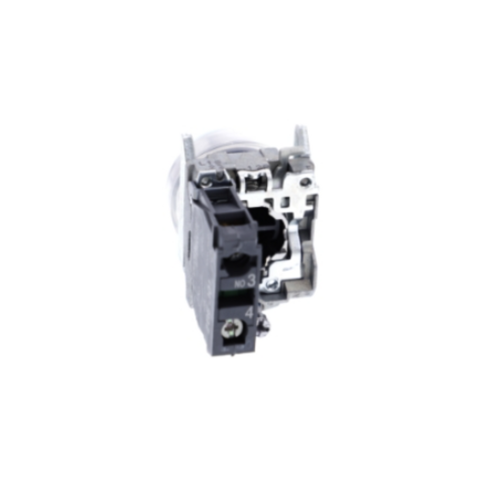 Schneider Electric Push Button Metal Projecting Blue Ø22 Spring Return Booted Unmarked 1 NO XB4BP61