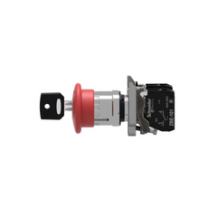 Schneider Electric Harmony XB4 Emergency Stop Switching Off Metal Red Mushroom Ø40 Ø22 Trigger Latching Key Release 1 NO + 1 NC XB4BS9445 - Slide 4