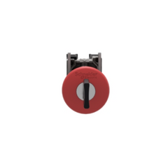 Schneider Electric Harmony XB4 Emergency Stop Switching Off Metal Red Mushroom Ø40 Ø22 Trigger Latching Key Release 1 NO + 1 NC XB4BS9445 - Slide 2