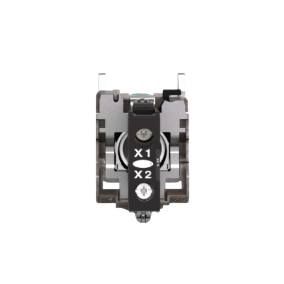 Schneider Electric Green Pilot Light Metal Ø22 Plain Lens With BA9s Bulb <= 250V XB4BV63