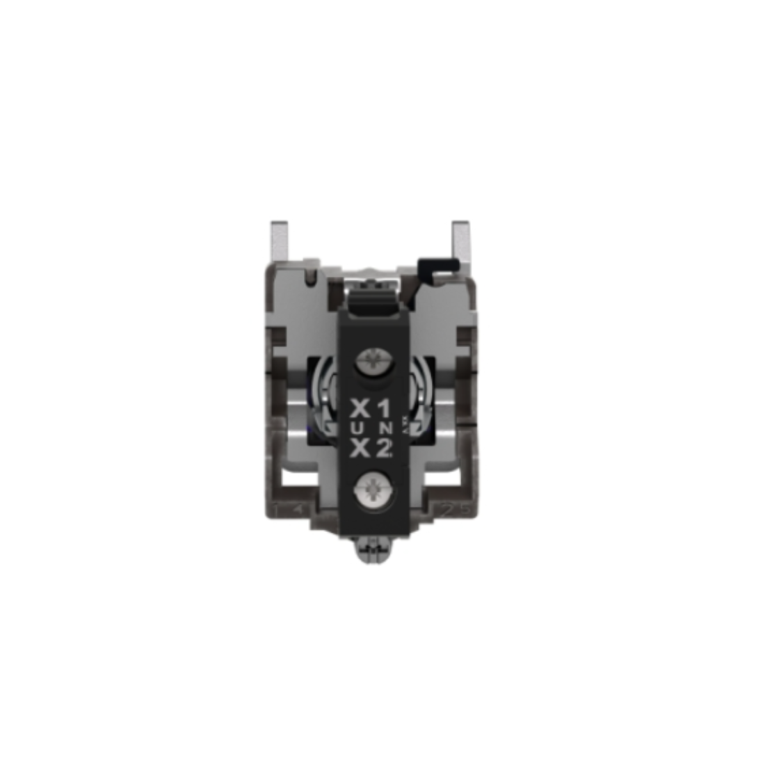 Schneider Electric Harmony XB4 Pilot Light Metal Blue Ø22 Plain Lens with Integral LED 24V AC/DC XB4BVB6
