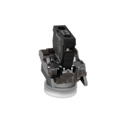 Schneider Electric Harmony XB4 Pilot Light Metal White Ø22 Plain Lens with integral LED 110-120V AC XB4BVG1 - Slide 5