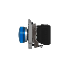 Schneider Electric Harmony XB4 Pilot Light Metal Blue Ø22 Plain Lens with Integral LED 230-240V AC XB4BVM6 - Slide 5