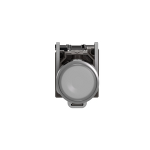 Schneider Electric Harmony XB4 Illuminated Push Button Metal Flush White Ø22 Spring Return 24V AC/DC 1 NO + 1 NC XB4BW31B5