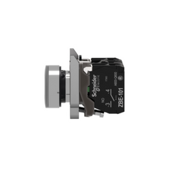 Schneider Electric Harmony XB4 Illuminated Push Button Metal Flush White Ø22 Spring Return 230-240V AC 1 NO + 1 NC XB4BW31M5 - Slide 5