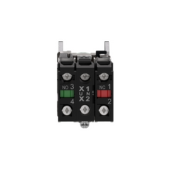 Schneider Electric Harmony XB4 Illuminated Push Button Metal Flush Green Ø22 Spring Return 230-240V AC 1 NO + 1 NC XB4BW33M5 - Slide 7