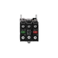 Schneider Electric Harmony XB4 Illuminated Push Button Metal Flush Red Ø22 Spring Return 1 NO + 1 NC 24V AC/DC XB4BW34B5 - Slide 7