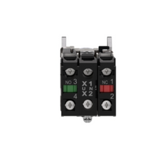 Schneider Electric Harmony XB4 Illuminated Push Button Metal Flush Blue Ø22 Spring Return 1 NO + 1 NC 24 V AC/DC XB4BW36B5 - Slide 7
