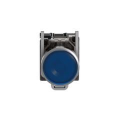 Schneider Electric Harmony XB4 Illuminated Push Button Metal Flush Blue Ø22 Spring Return 230-240V AC 1 NO + 1 NC XB4BW36M5 - Slide 2