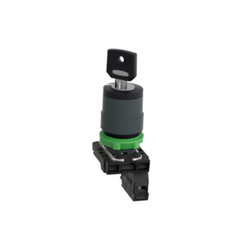 Schneider Electric Harmony XB5 Key Switch Selector Plastic Black Ø22 Key n°455 2 Positions Stay Put 1 NO XB5AG41 - Slide 5