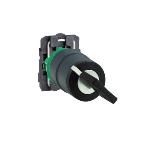 Schneider Electric Harmony XB5 Key Switch Selector Plastic Black Ø22 Key n°455 2 Positions Stay Put 1 NO XB5AG41