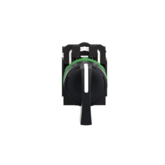 Schneider Electric Harmony XB5 Selector Switch Plastic Black Ø22 Long Handle 3 Positions Stay Put 2 NO XB5AJ33 - Slide 2